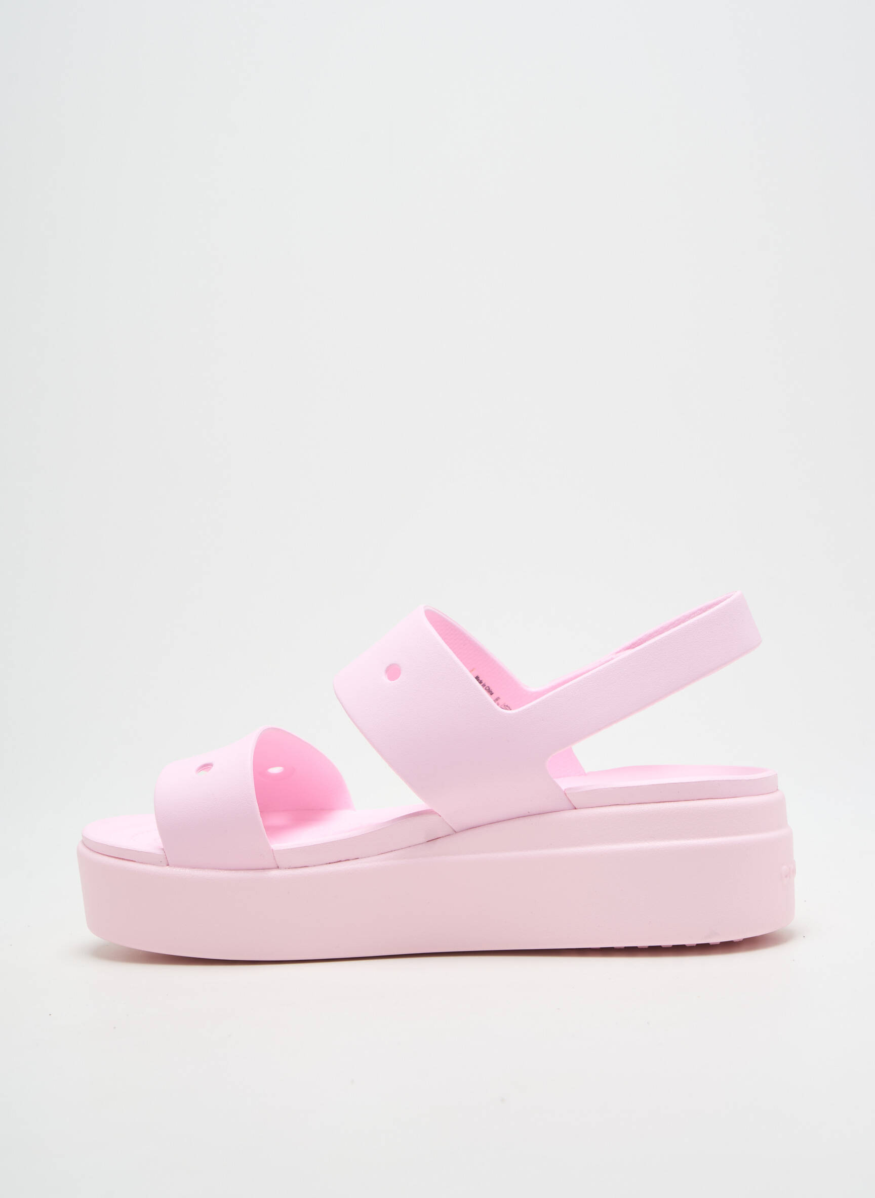 Sandalai/nu pėdos kompensuotas kulnas kulnas nuo 4 iki 6 cm rožinė CROCS moteris