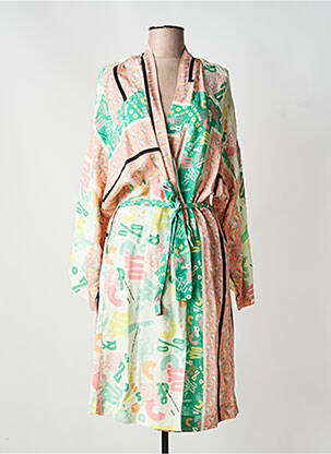 Kimono striukė col v rožinė MADE IN SENS moteris