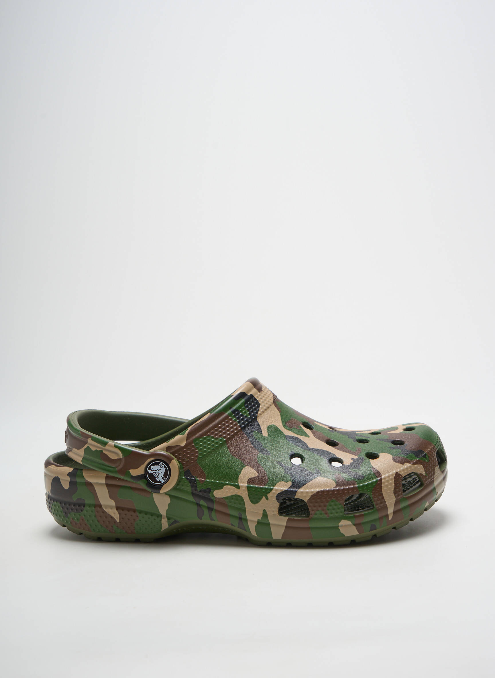 Mule/sabotai apvalus mygtukas apvalus mygtukas žalias CROCS vyras