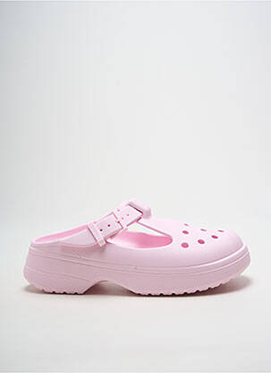 Mule/sabotai kulnas nuo 4 iki 6 cm rožinė CROCS moteris
