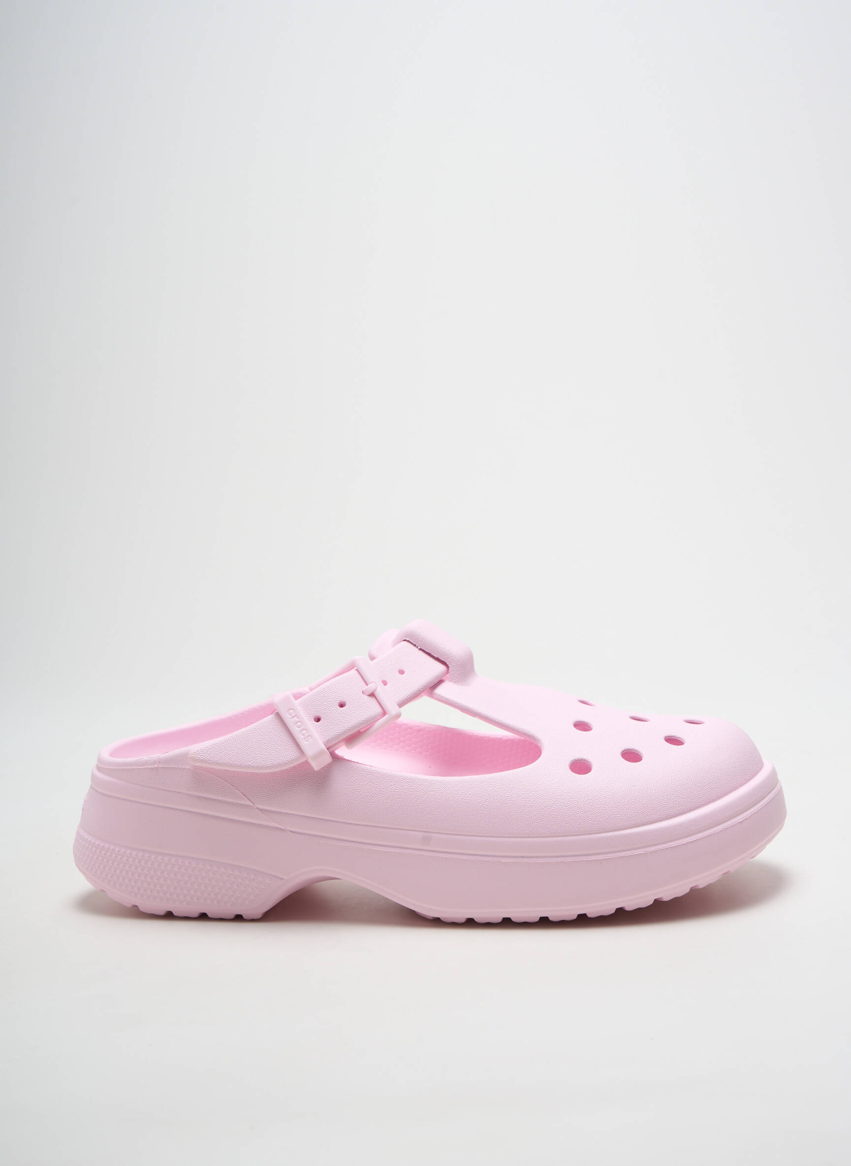 Mule/sabotai kulnas nuo 4 iki 6 cm rožinė CROCS moteris