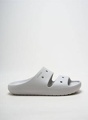 Mule/sabotai atvira pabaiga plokščias kulnas iki 3 cm pilka CROCS moteris