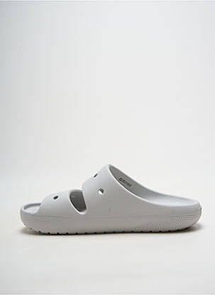 Mule/sabotai atvira pabaiga plokščias kulnas iki 3 cm pilka CROCS moteris
