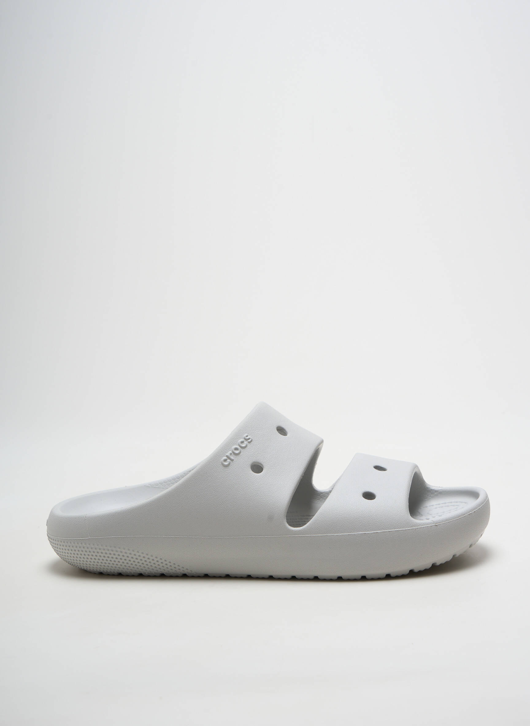 Mule/sabotai atvira pabaiga plokščias kulnas iki 3 cm pilka CROCS moteris