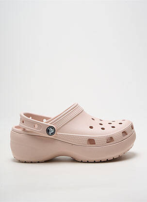 Mule/sabotai kulnas nuo 4 iki 6 cm bežinis CROCS moteris