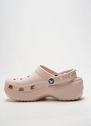 Mule/sabotai kulnas nuo 4 iki 6 cm bežinis CROCS moteris