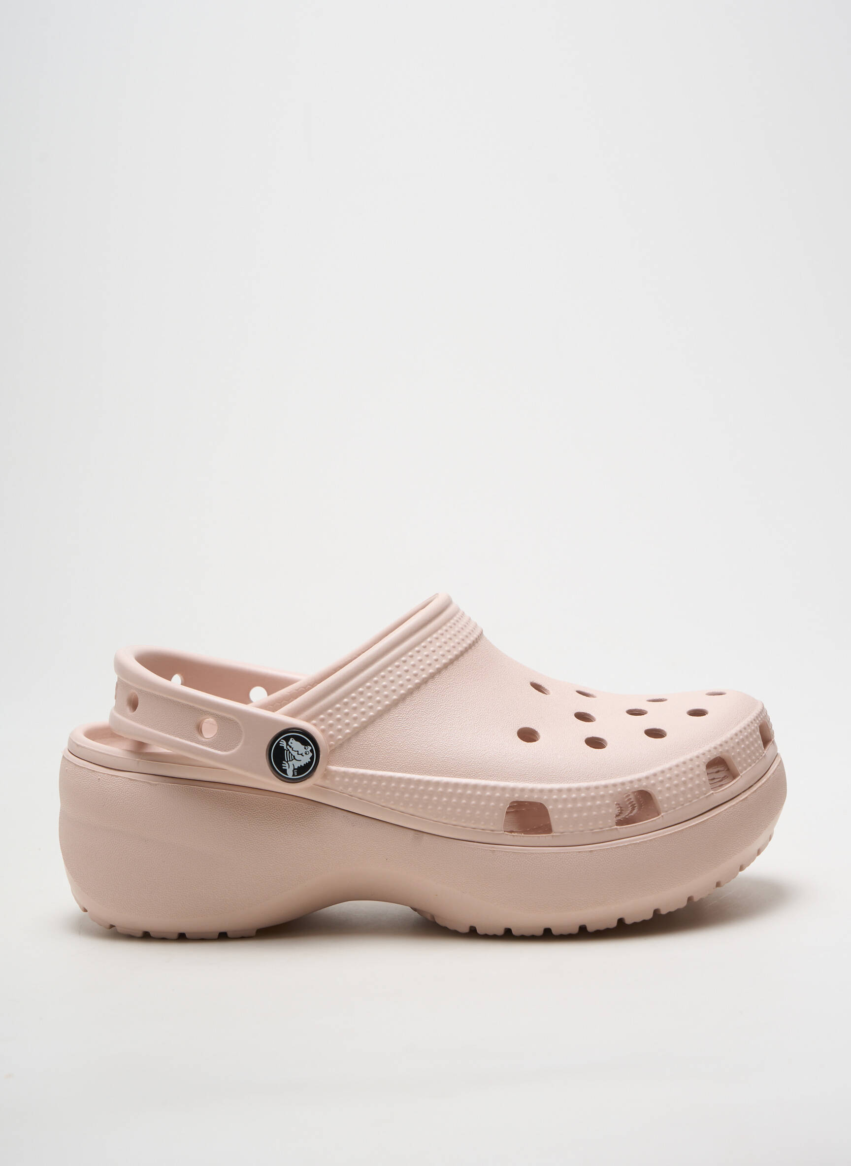 Mule/sabotai kulnas nuo 4 iki 6 cm bežinis CROCS moteris