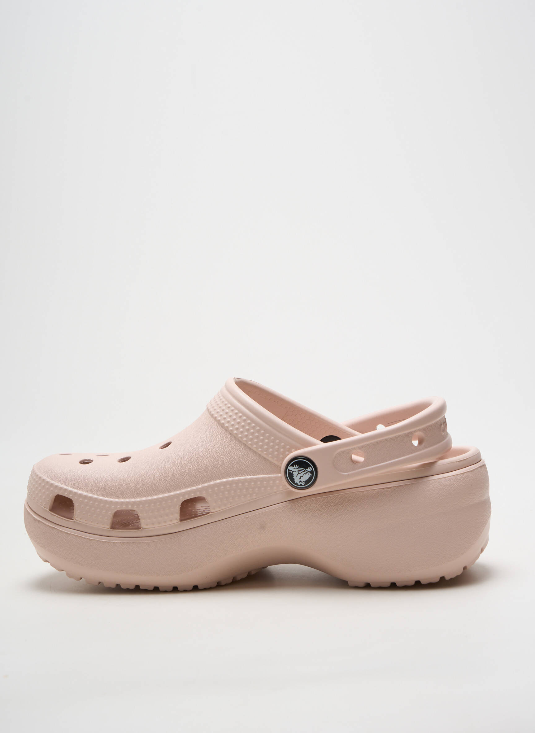 Mule/sabotai kulnas nuo 4 iki 6 cm bežinis CROCS moteris