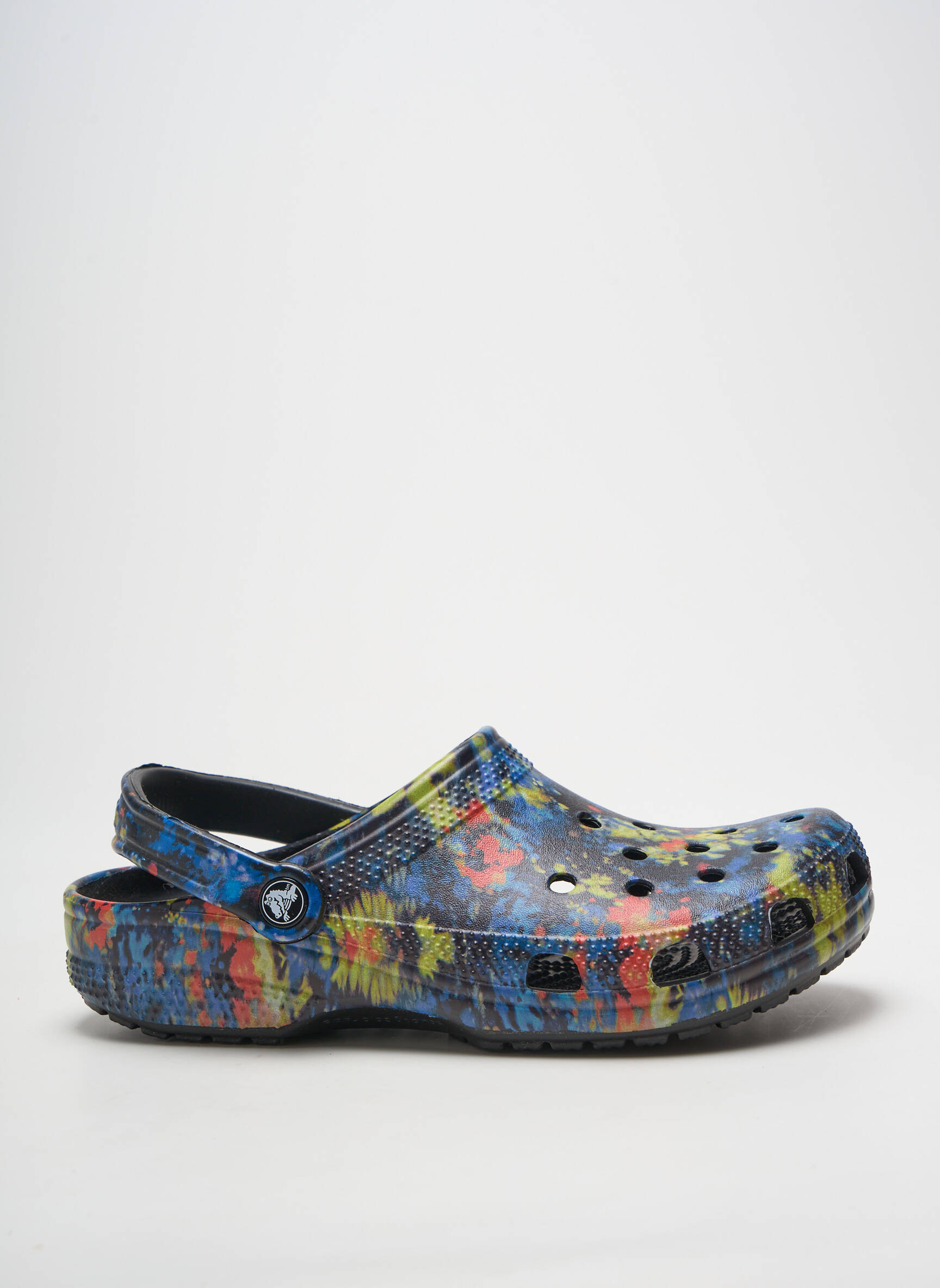 Mule/sabotai apvalus mygtukas apvalus mygtukas mėlyna CROCS vyras