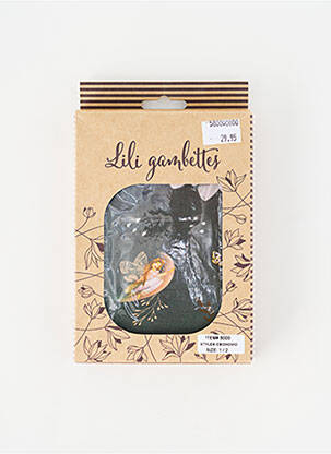 Kojinės fantazijos raštas pilka LILI GAMBETTES moteris