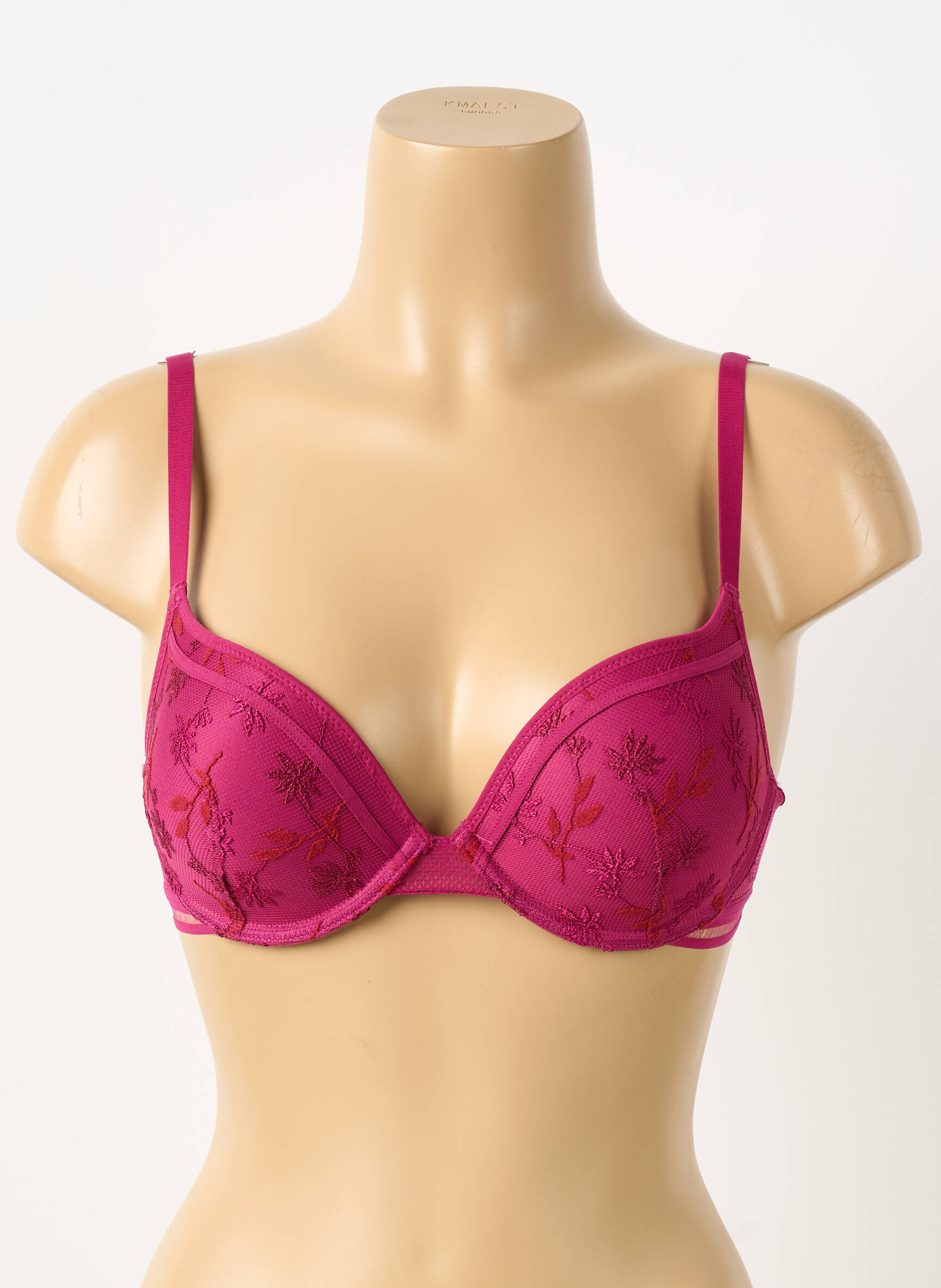Liemenėlė push-up liemenėlė su aukštu palaikymu push-up liemenėlė su aukštu palaikymu rožinė PASSIONATA moteris