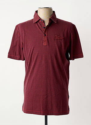 Polo jersey audinys trumpas rankovės raudona PETER COFOX vyras