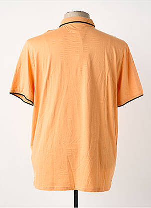 Polo jersey audinys trumpas rankovės oranžinė DELAHAYE vyras