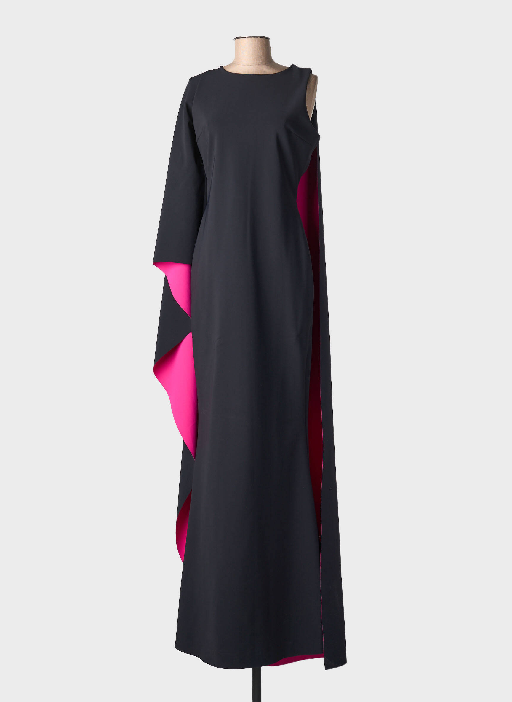 Ilga suknelė be rankų be rankų juodas CHIARA BONI moteris