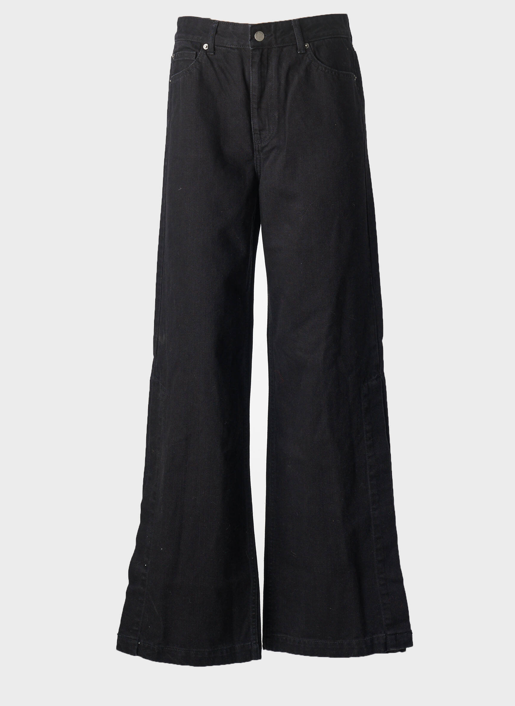 Flare tipo džinsai normala dydis normala dydis juodas DR DENIM moteris
