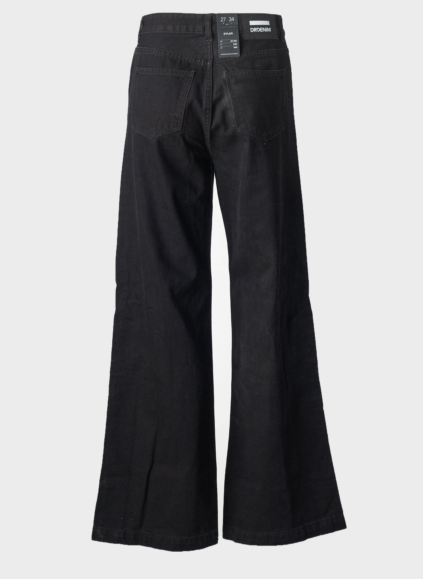 Flare tipo džinsai normala dydis normala dydis juodas DR DENIM moteris