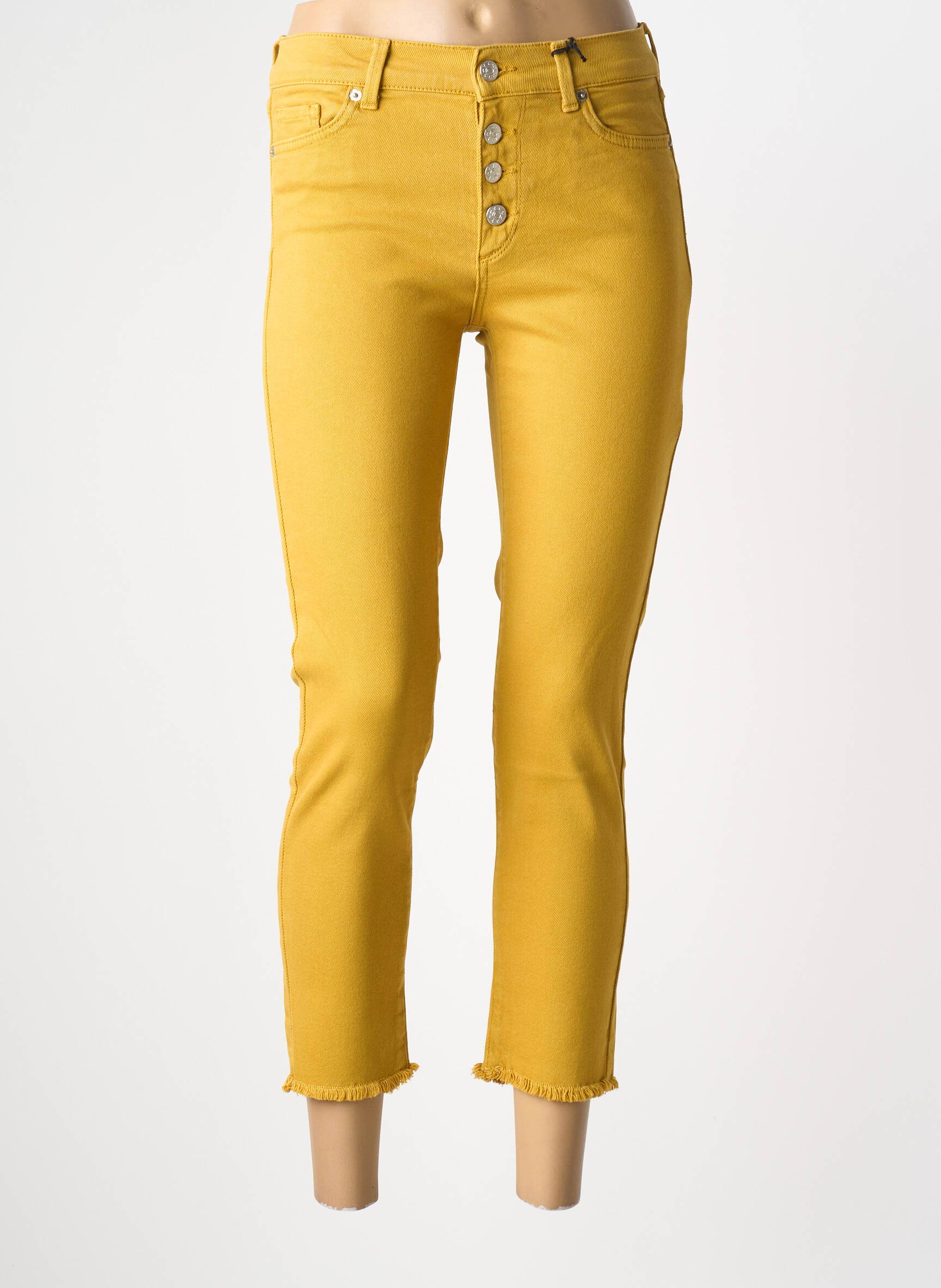 7/8 kelnės tamprumas normala dydis geltona NVY DENIM moteris