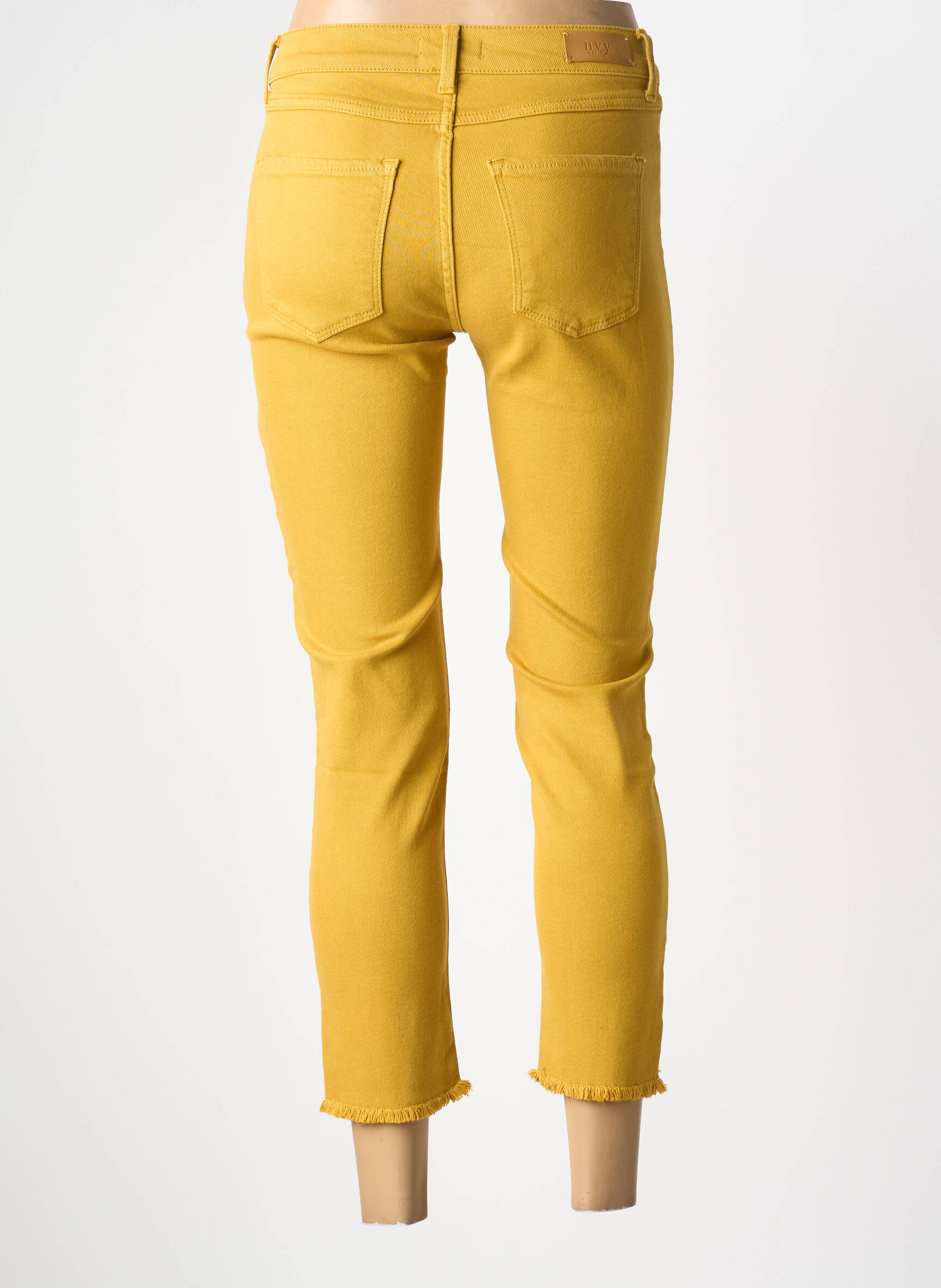 7/8 kelnės tamprumas normala dydis geltona NVY DENIM moteris