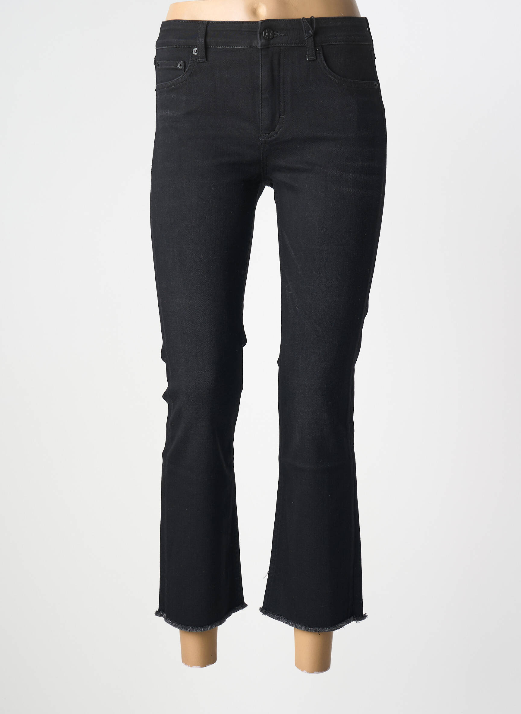 7/8 kelnės tamprumas normala dydis juodas NVY DENIM moteris