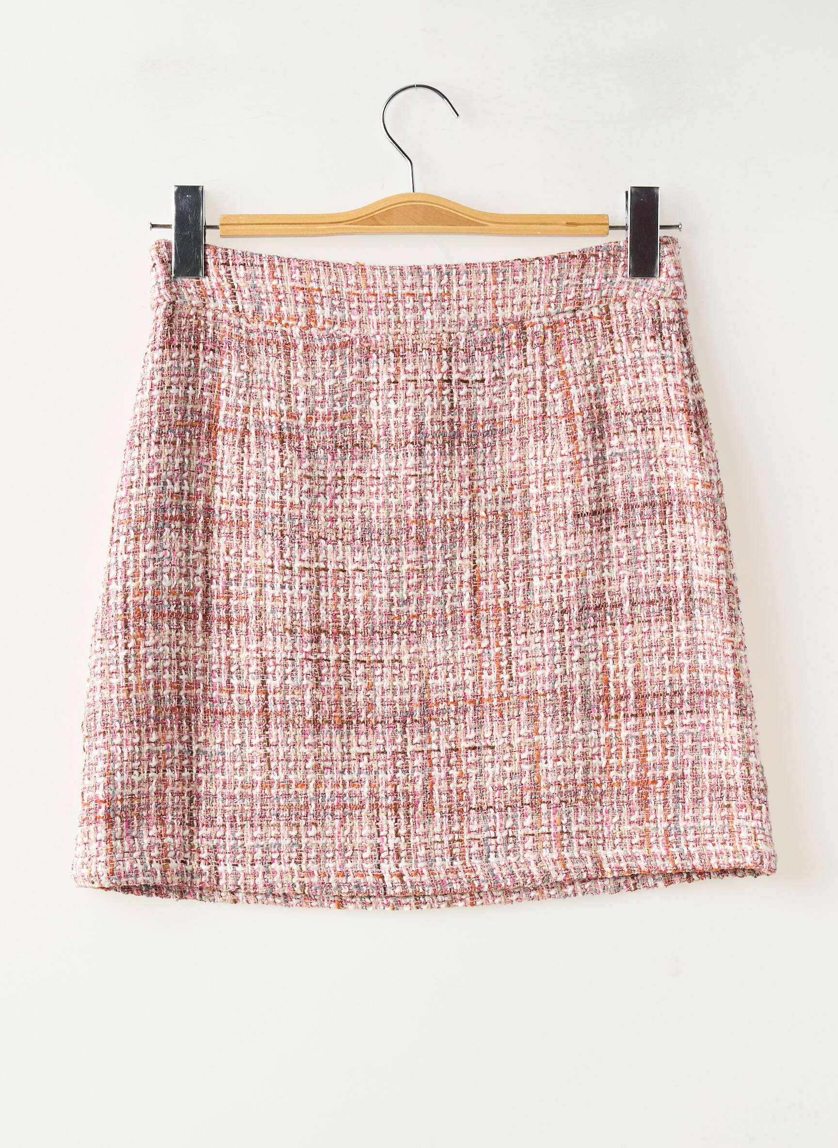 Trumpas sijonas tiesi kirpimas rožinė LA PETITE ETOILE moteris