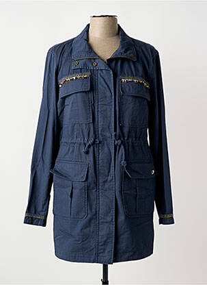 Parka ilgos rankovės be gobtuvų mėlyna CHANGE LOVING FASHION moteris