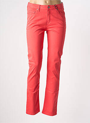 Lieknos džinsai tamprumas normala dydis raudona VOTRE NOM moteris