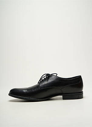 Derbiai satino audinys žemas kulnas juodas GEOX vyras