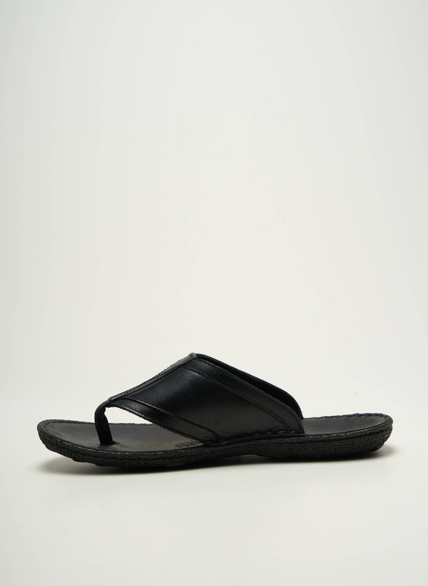 Šlepetės satino audinys atvira pabaiga juodas ARID vyras