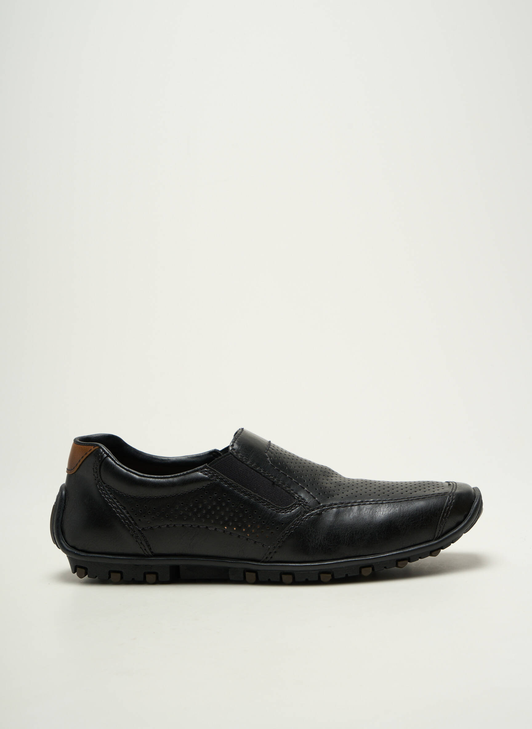 Slip-on batai kvadratinis galas kvadratinis galas juodas RIEKER vyras