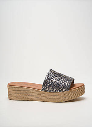 Mule/sabotai satino audinys kulnas nuo 4 iki 6 cm juodas CARLA TORTOSA moteris