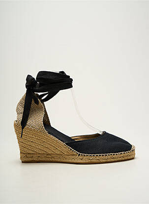 Espadrilės šnervių uždarymas kulnas nuo 7 iki 9 cm juodas TONI PONS moteris