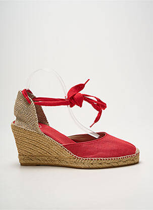 Espadrilės šnervių uždarymas kulnas nuo 7 iki 9 cm raudona TONI PONS moteris