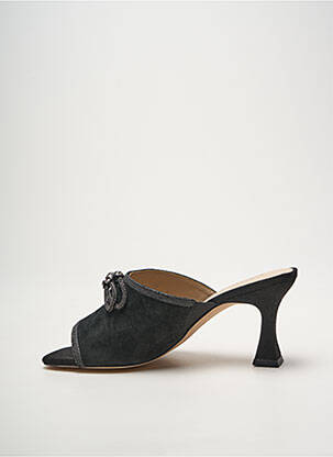 Mule/sabotai satino audinys kulnas nuo 7 iki 9 cm juodas CAPRICE moteris