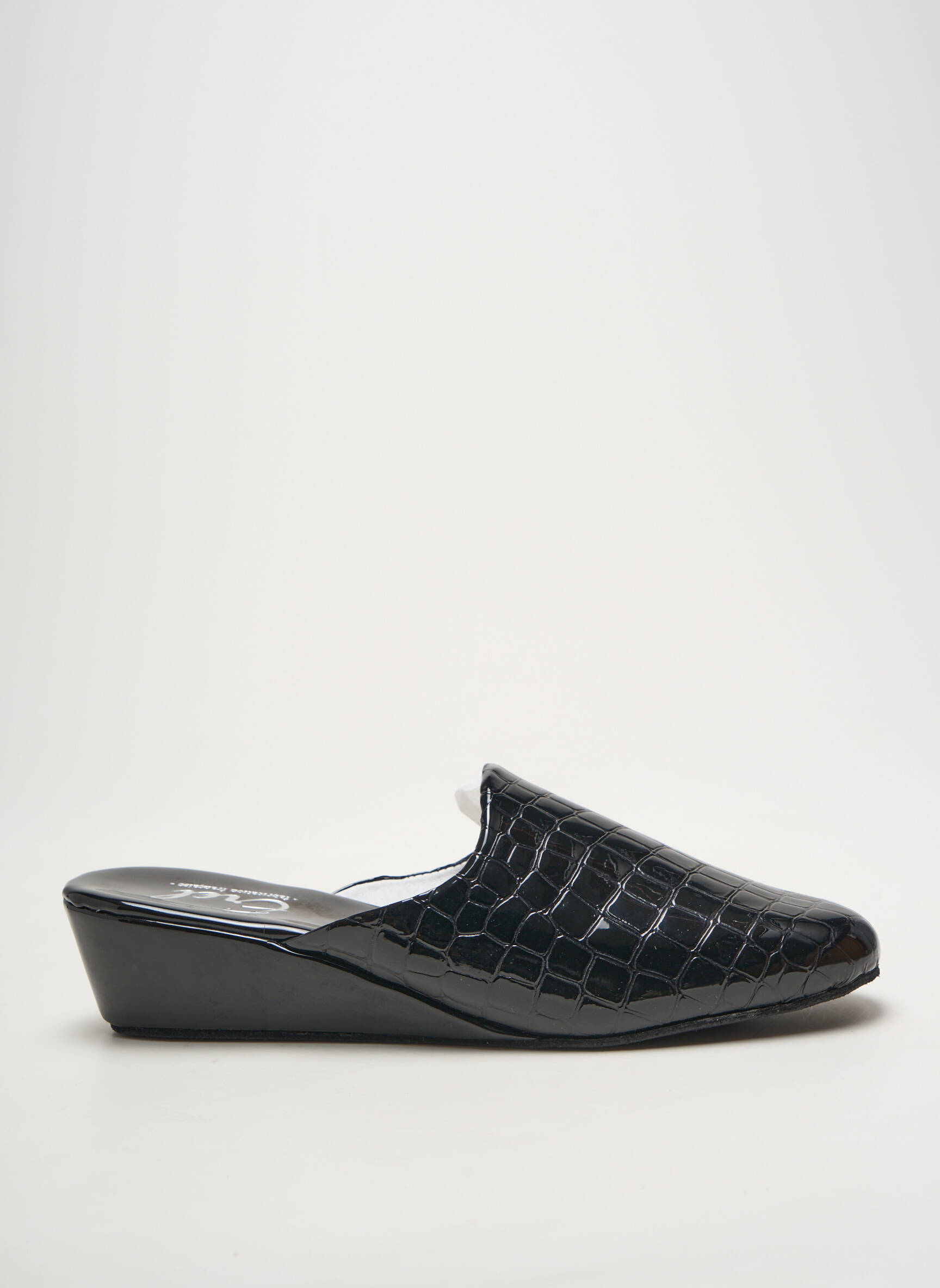 Bateliai/pantofliai odinė išorinė padas kulnas nuo 4 iki 6 cm juodas EREL moteris