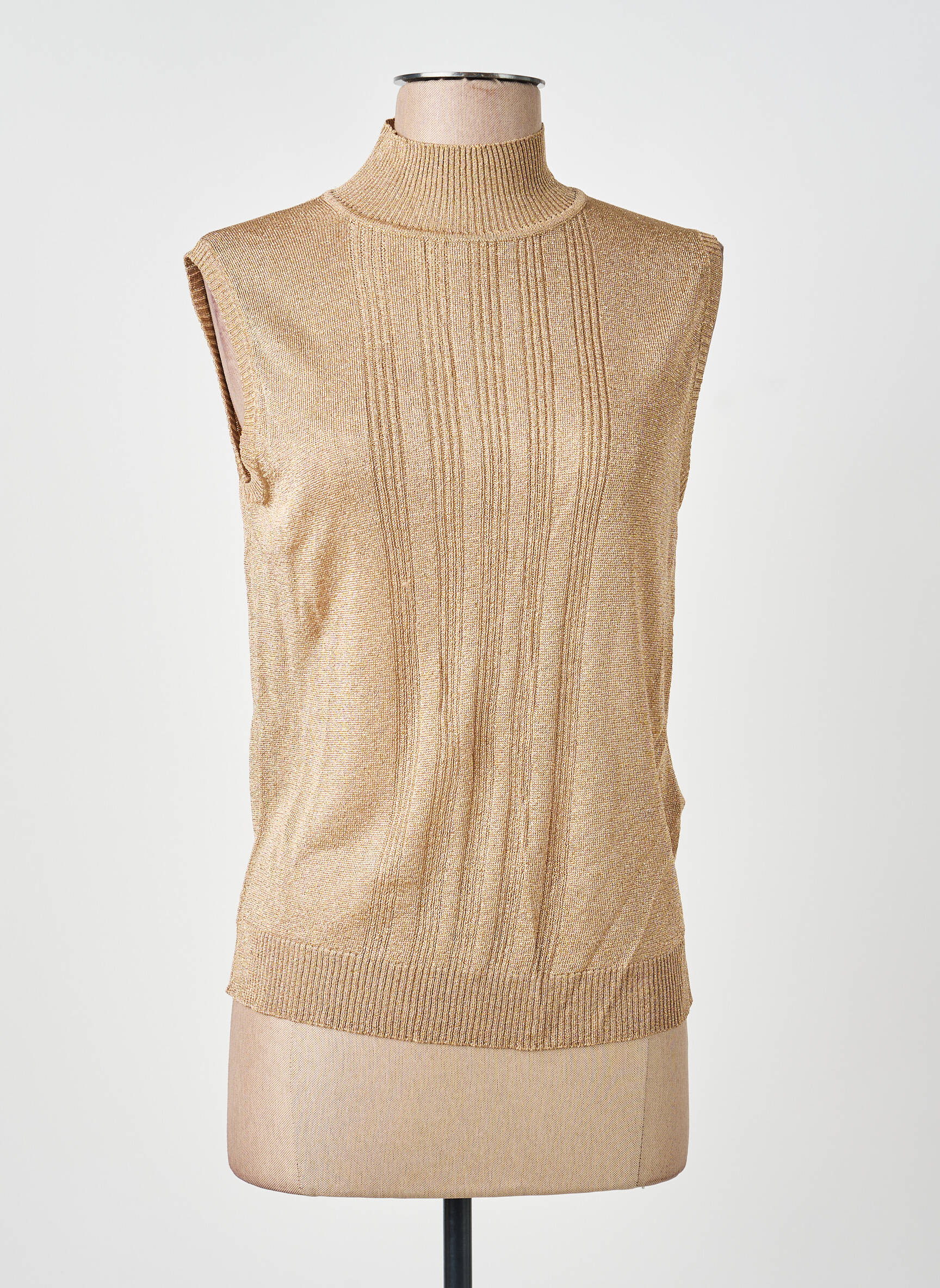 Viršūnė tamprumas be rankų auksas WEEKEND MAXMARA moteris