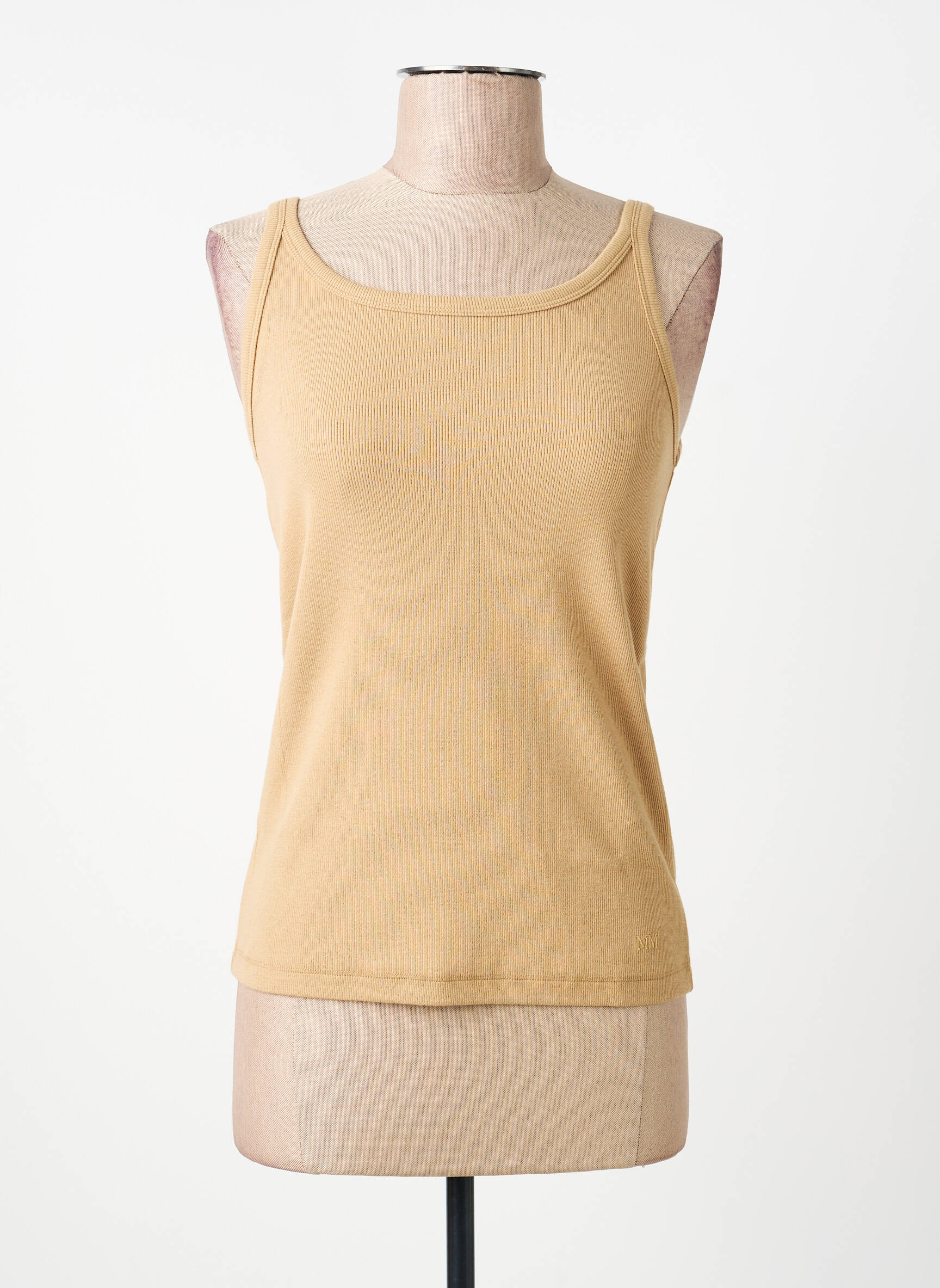 T-marškinys tamprumas plonos dirželiai bežinis MM BY MAXMARA moteris