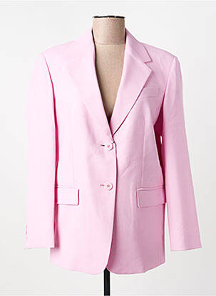 Švarkas kišenės rožinė WEEKEND MAXMARA moteris