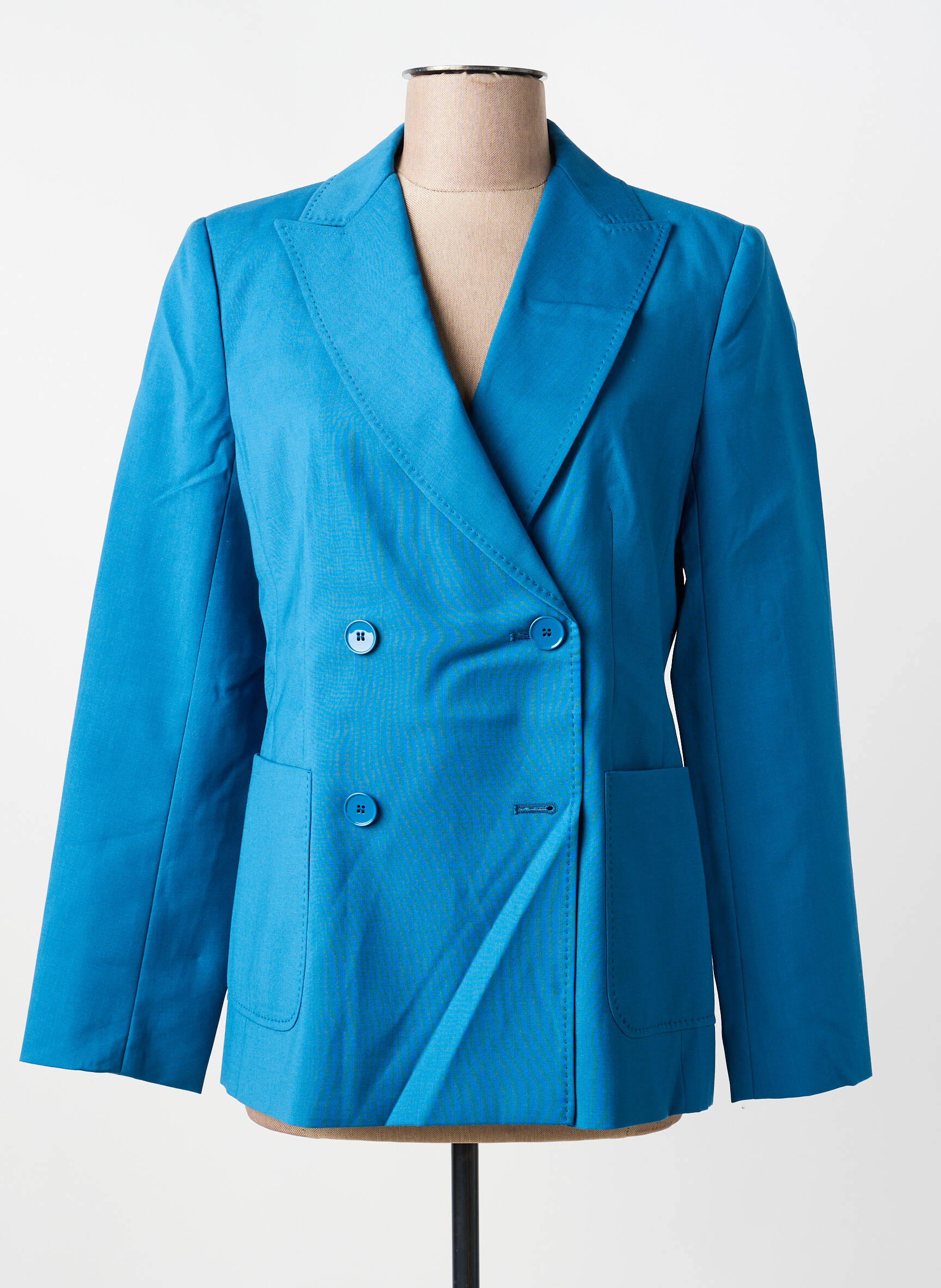Švarkas kišenės mėlyna WEEKEND MAXMARA moteris