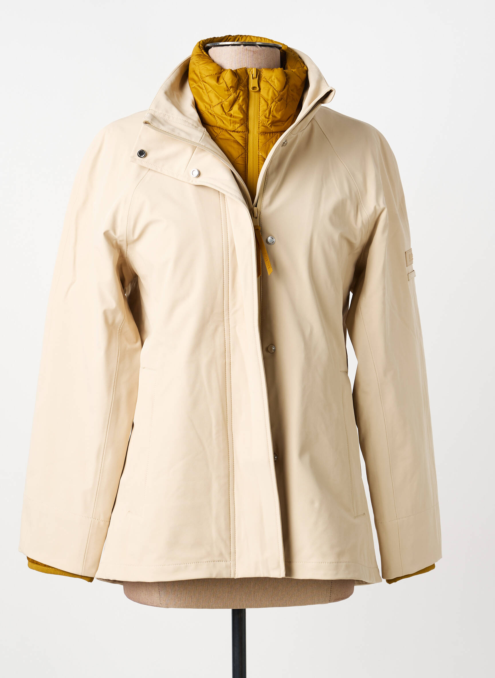 Parka priekinis užtrauktukas be gobtuvų bežinis MAX MARA moteris