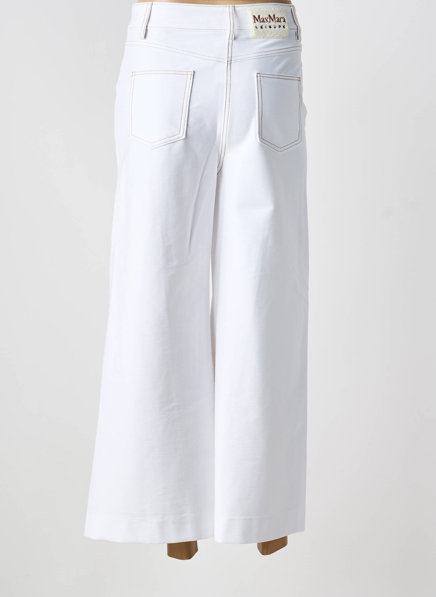 7/8 kelnės aukšta talija aukšta talija baltas MAX MARA moteris