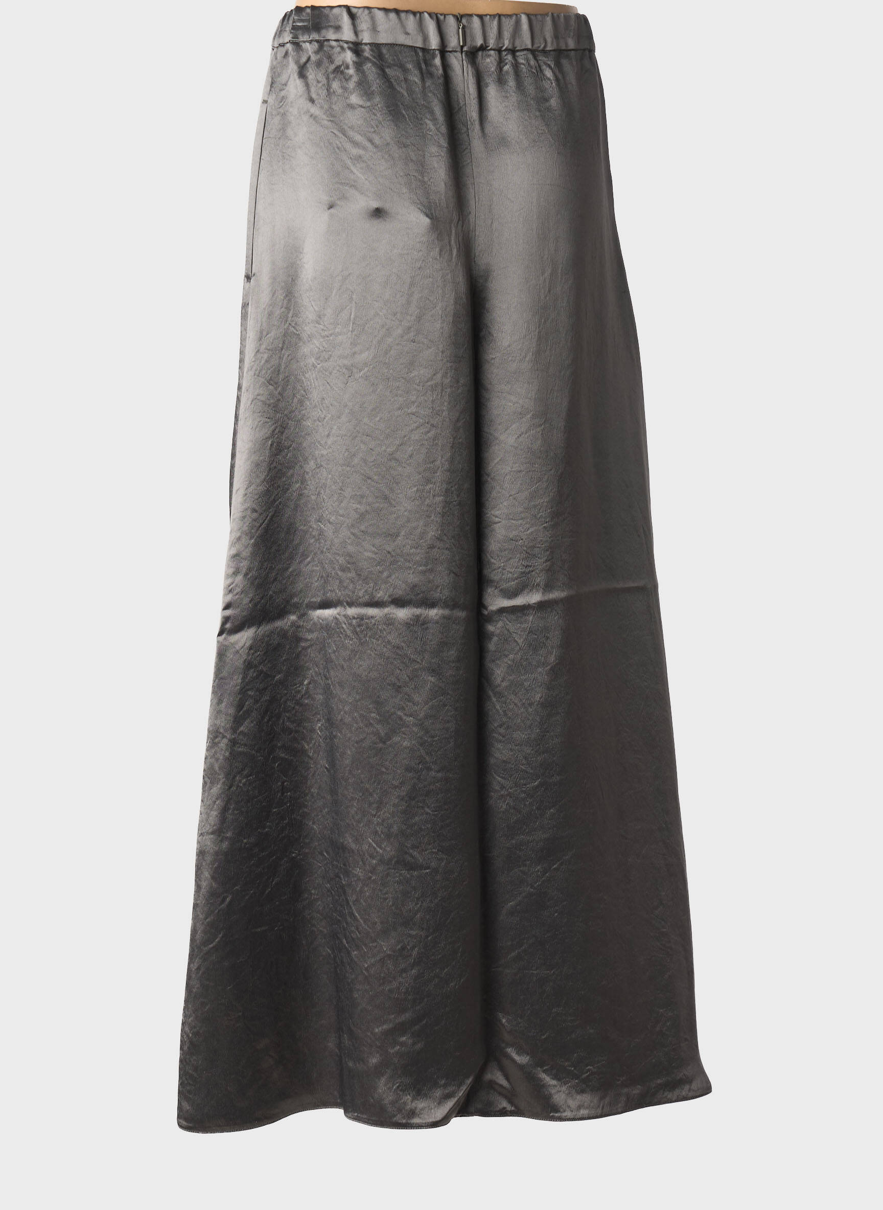 Ilgas sijonas užtrauktukas gale žalias MM BY MAXMARA moteris