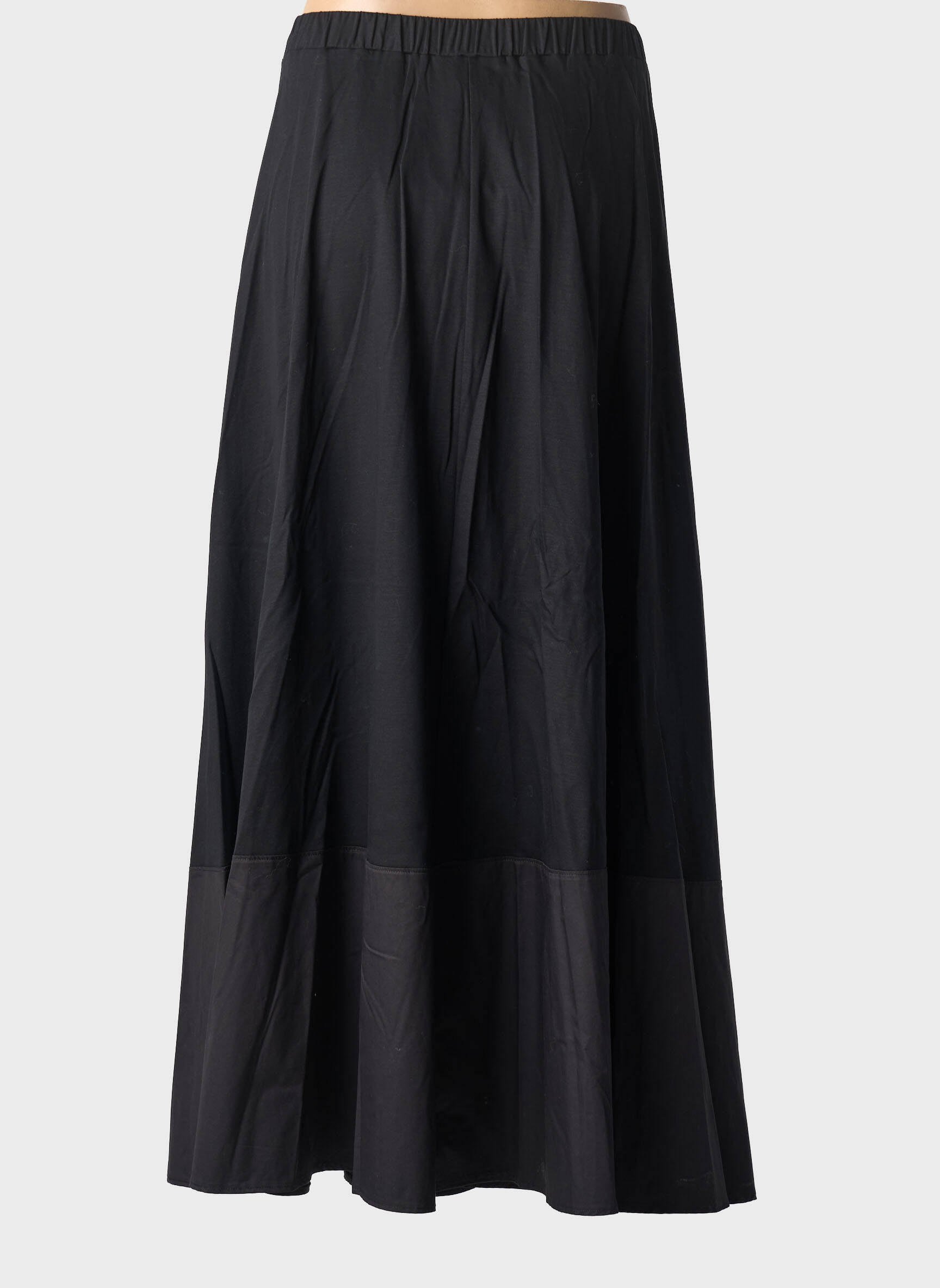 Ilgas sijonas pamušalas juodas MM BY MAXMARA moteris