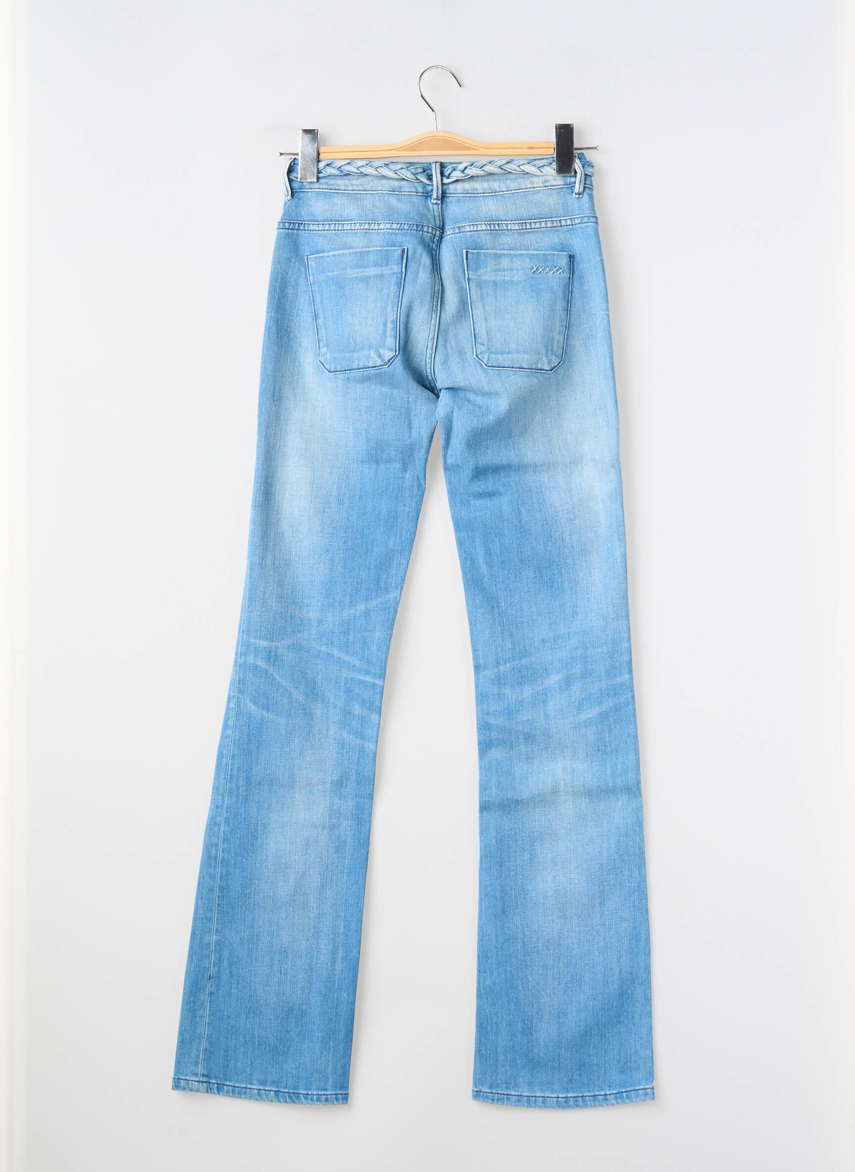 Bootcut džinsai tamprumas maža dydžio mėlyna SCHOOL RAG moteris