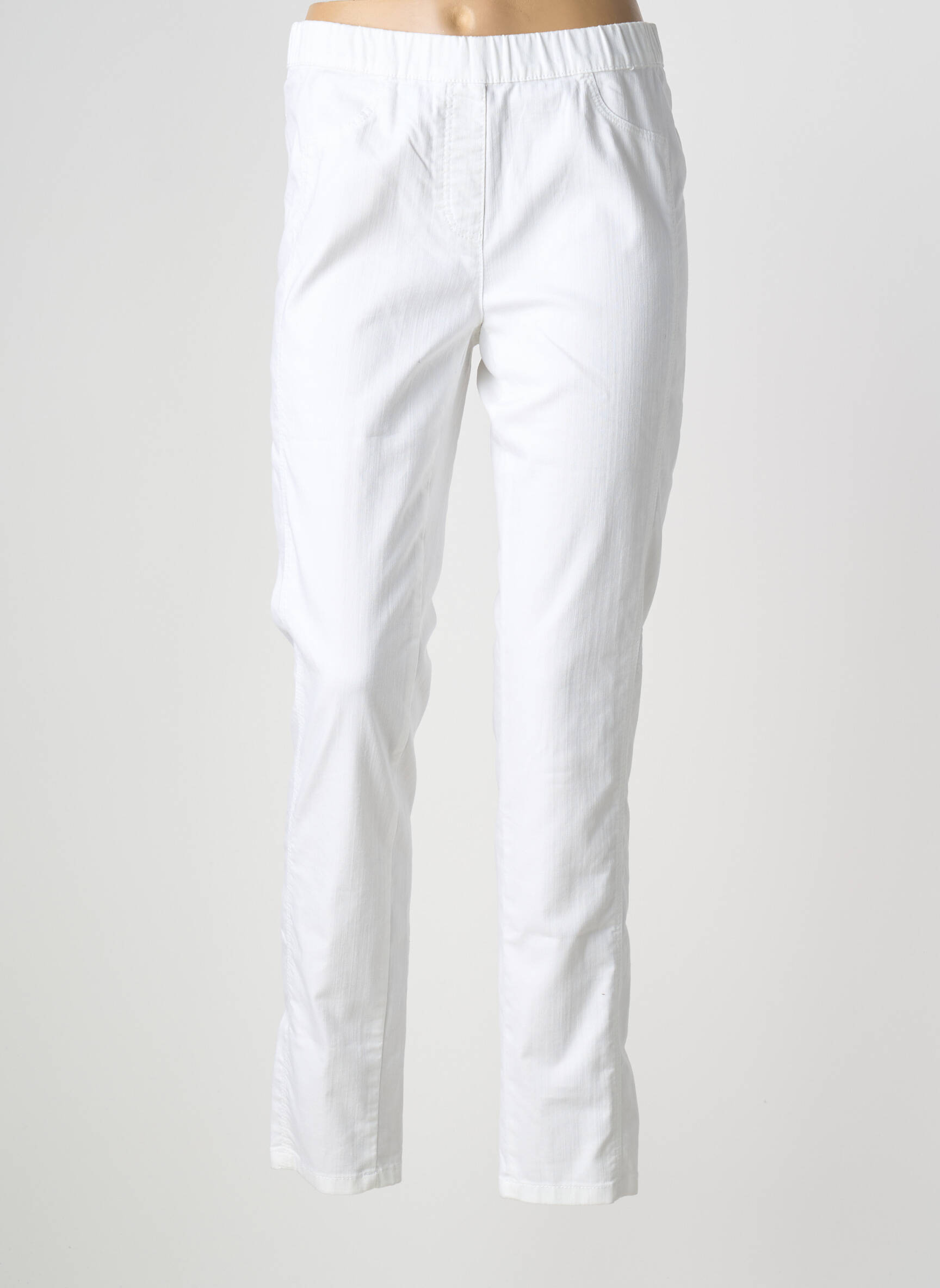 Jegging denimo audinys normala dydis baltas FRANK WALDER moteris