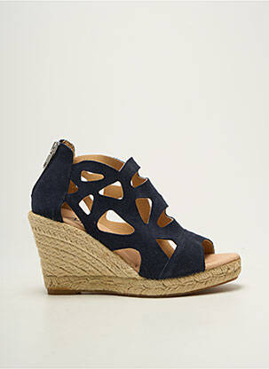 Espadrilės atvira pabaiga kulnas nuo 7 iki 9 cm mėlyna MYMA moteris