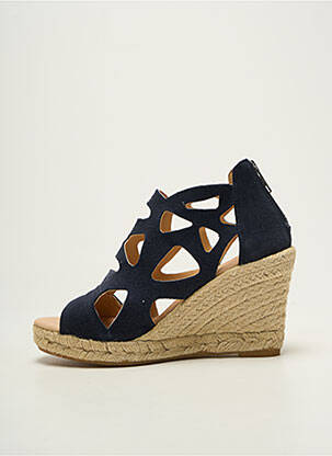 Espadrilės atvira pabaiga kulnas nuo 7 iki 9 cm mėlyna MYMA moteris