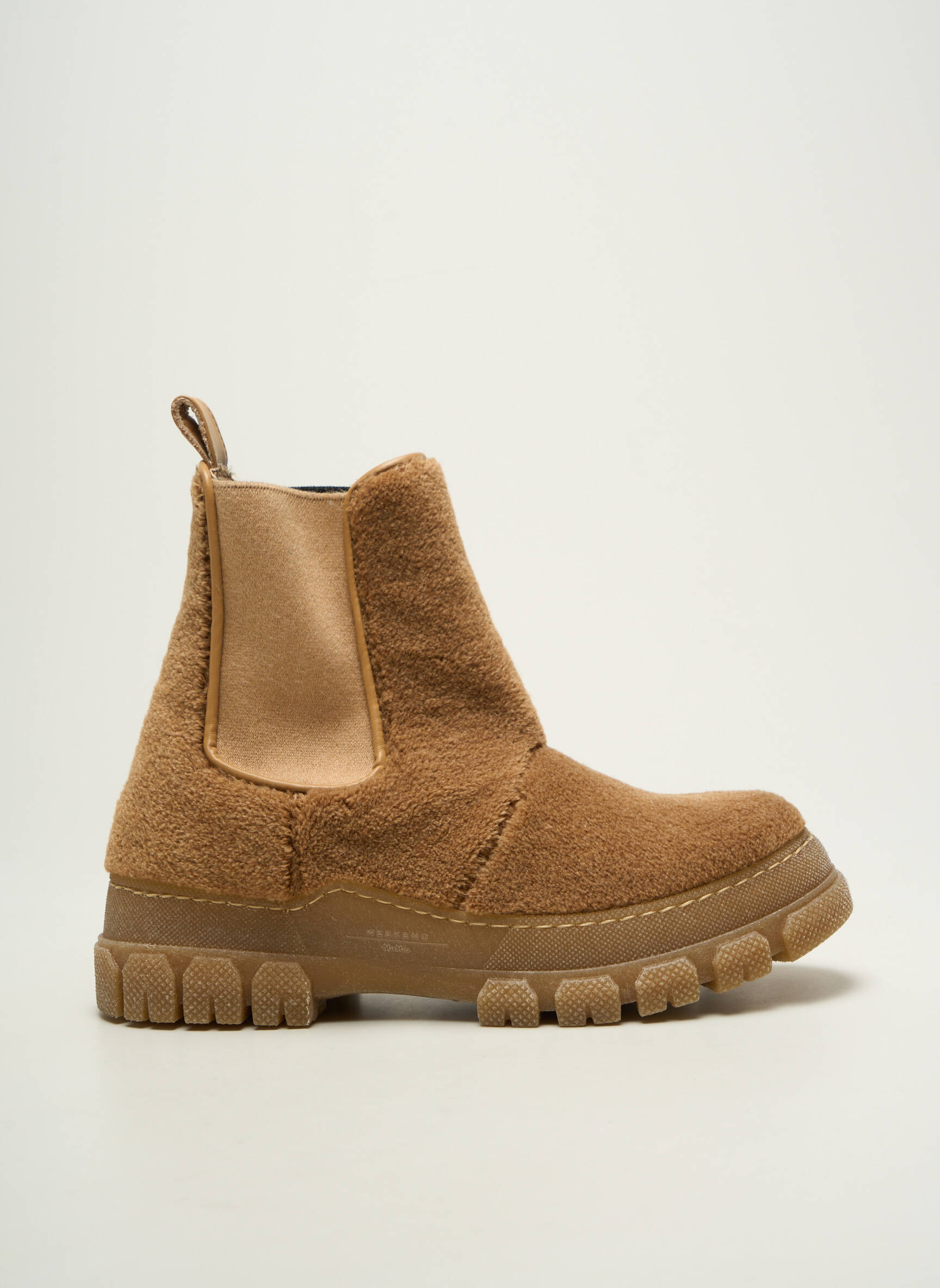 Batai/botai žemas kulnas plokščias kulnas iki 3 cm rudas WEEKEND MAXMARA moteris