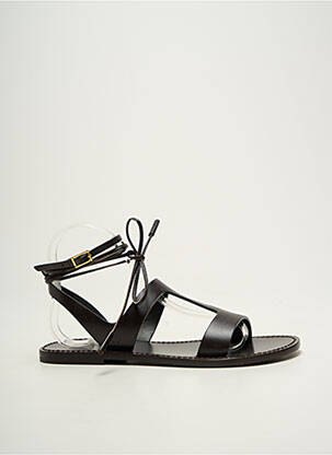 Sandalai/nu pėdos chiquet plokščias kulnas iki 3 cm juodas WEEKEND MAXMARA moteris