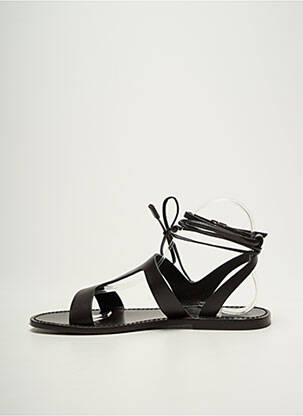 Sandalai/nu pėdos chiquet plokščias kulnas iki 3 cm juodas WEEKEND MAXMARA moteris