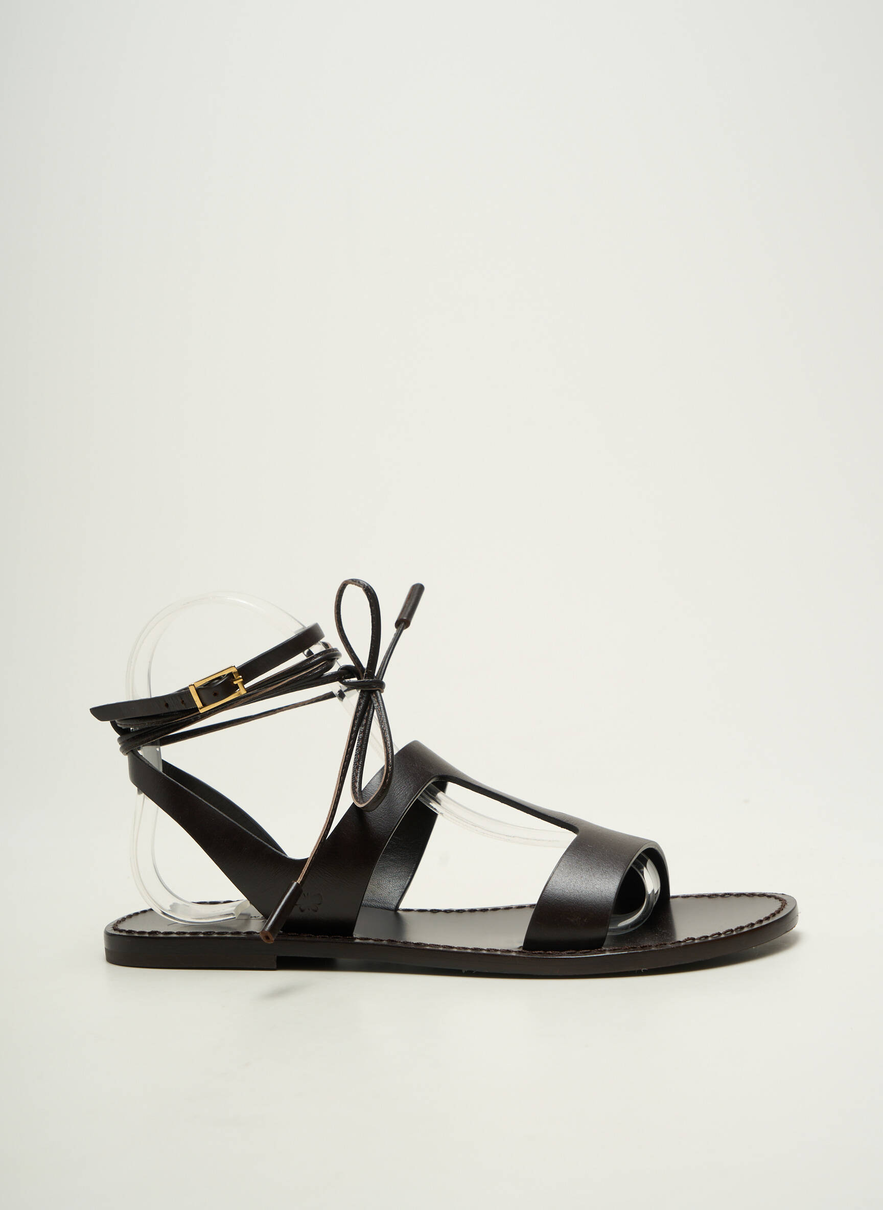 Sandalai/nu pėdos chiquet plokščias kulnas iki 3 cm juodas WEEKEND MAXMARA moteris